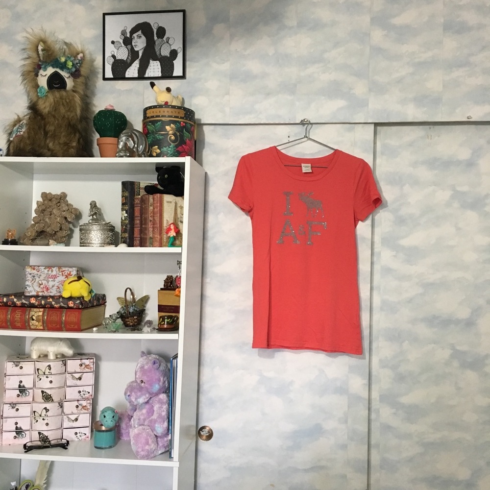 Abercrombie & Fitch Glitter Moose Shirt